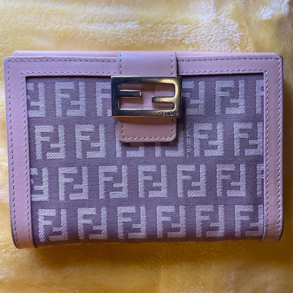 Authentic Fendi mini compact wallet